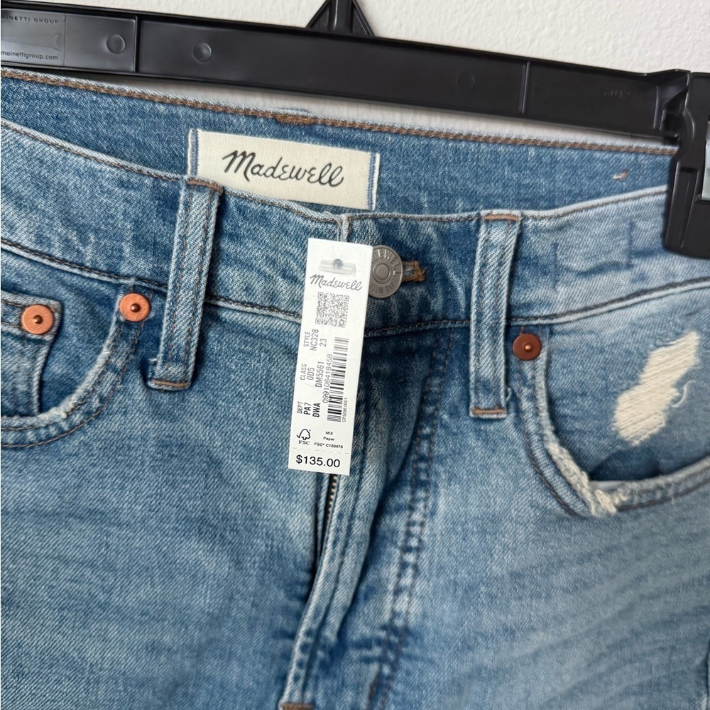 Madewell Distressed Vintage Jean Light Blue size 23 - Picture 2 of 5